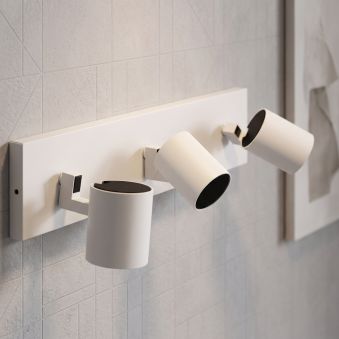 APPlique Murale "Lumiastra" 3xGU10 BlancSans Ampoule