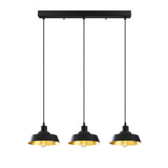 Lampe &agrave; suspension "Sanandaj" [OPV-521SHN3271]  - Finition Noir