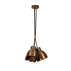 Lampe &agrave; suspension "Xiangyang" [OPV-527ABY1721]  - Finition Cuivre
