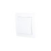 Miniature Commutateur 10A 250V Encastr&eacute; Terminales Vis Blanc- Con Cadre y mecanismo n°0