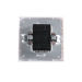 Miniature Commutateur 10A 250V Encastr&eacute; Terminales Vis Blanc- Con Cadre y mecanismo n°1