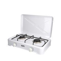 Cuisini&egrave;re &agrave; Gaz &Eacute;maill&eacute;e 2 Foyers 46x30x12cm Edm [E3-07420]