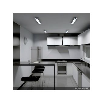 Tube LED T8 10W 1.000Lm 6000&ordm;K 60Cm T&ecirc;te Rotative 30.000H [GR-T8RDDG10W-O-CW]  - Couleur Blanc froid - Difusor Transparent