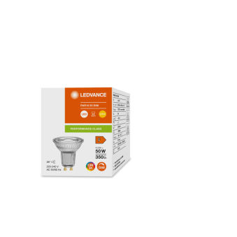 Ampoule Spot LED Ledvance/Osram GU10 4,5W 350Lm 2700K 36º IP20 Dimmable - Couleur Blanco Muy Cálido