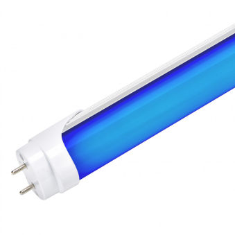 Tube LED T8 18W 1 500Lm 120Cm Diffuseur Opale - Bleu 40 000H [NE-T8-1200-18W-BO]